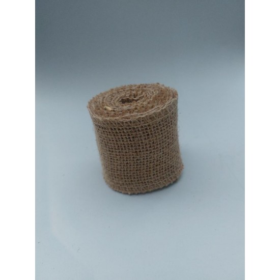 Лента джутовая 5см*2 м цв. натуральный